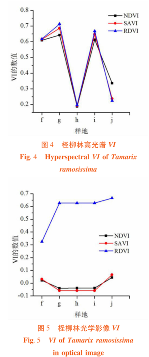 高光譜遙感在荒漠林植被指數(shù)（VI）比較中的應(yīng)用4